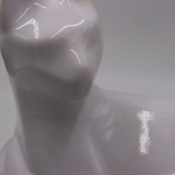 Haeger Vintage Large White Art Deco Cat Statue 2nd - Picture 4 of 11